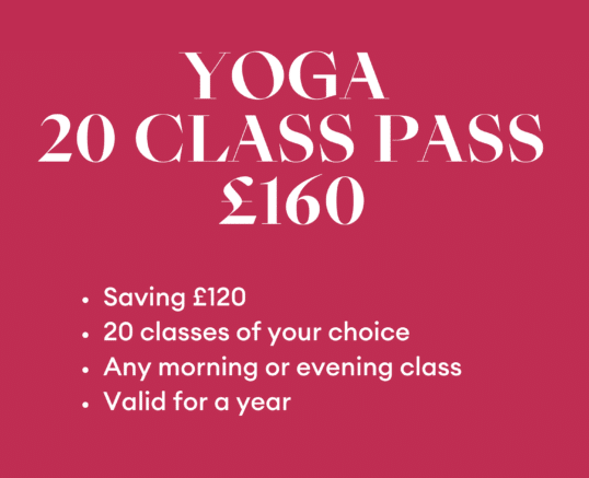 20 class pass - Yoga