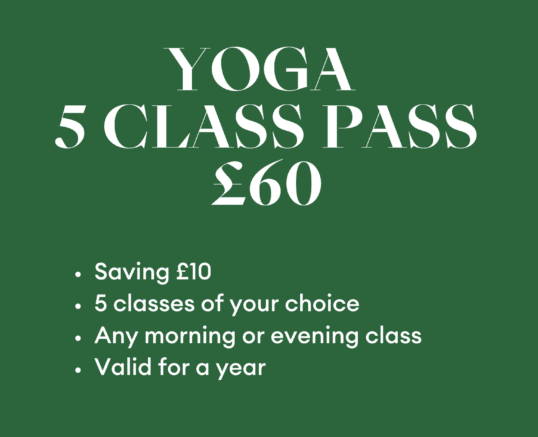 5 class pass - Yoga