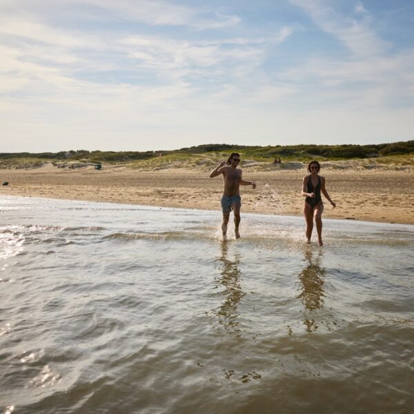 Camber sands beach running
