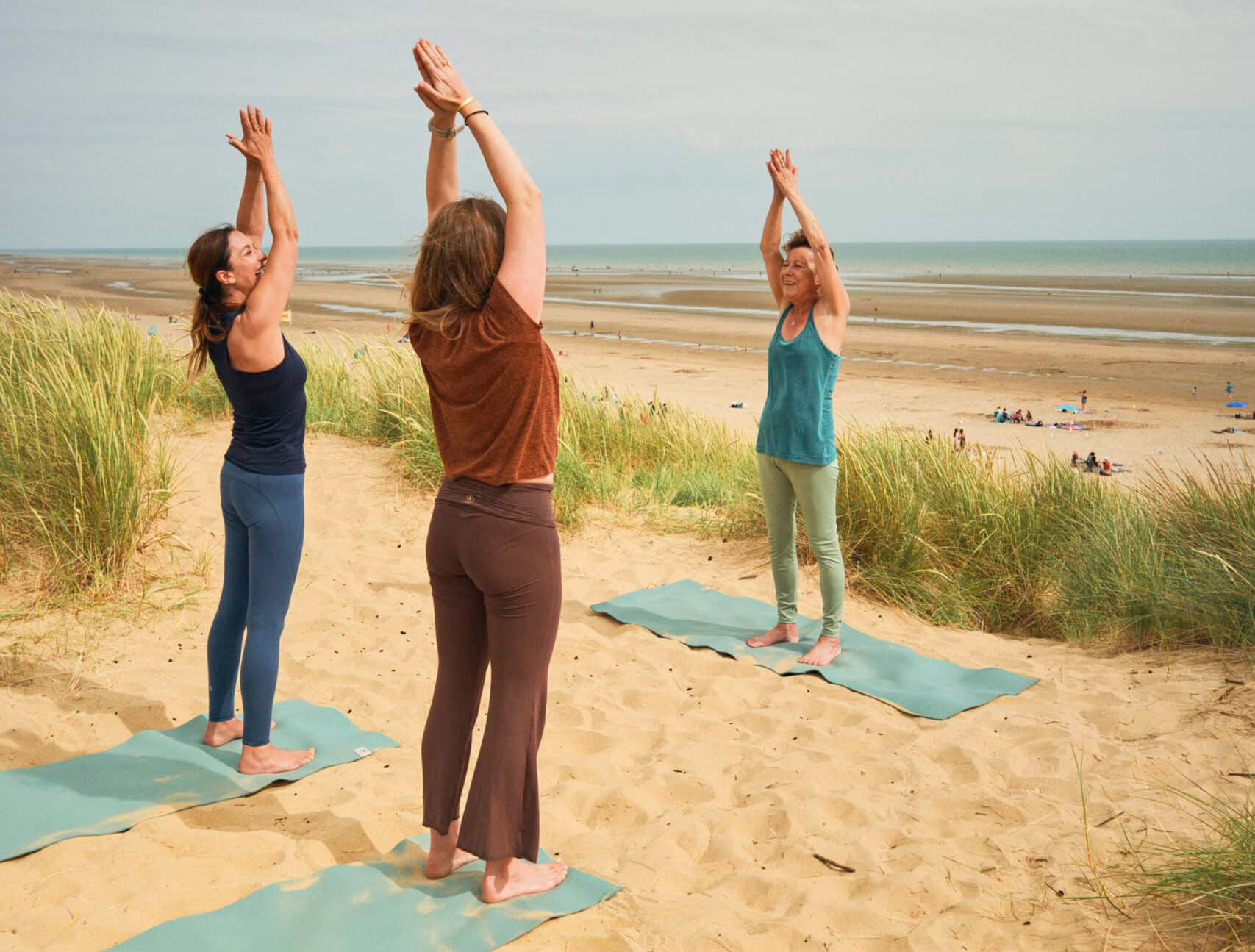Beach Yoga Session
